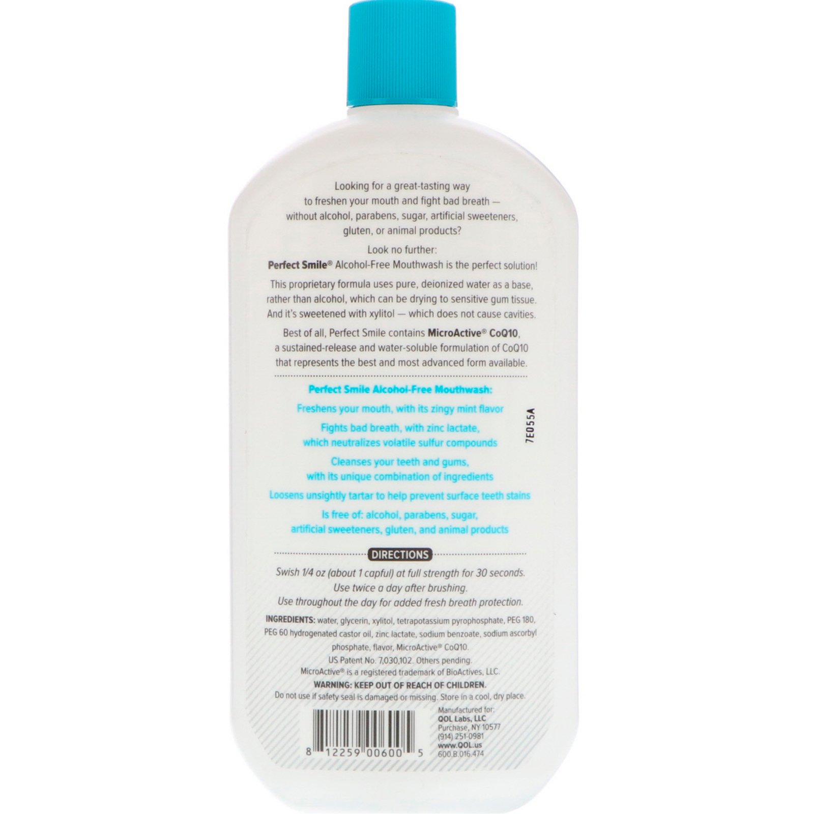 Comprar Perfect Smile, Alcohol-Free Mouthwash, Refreshing Mint Flavor, 16 oz (474 ml) - Imagem 2