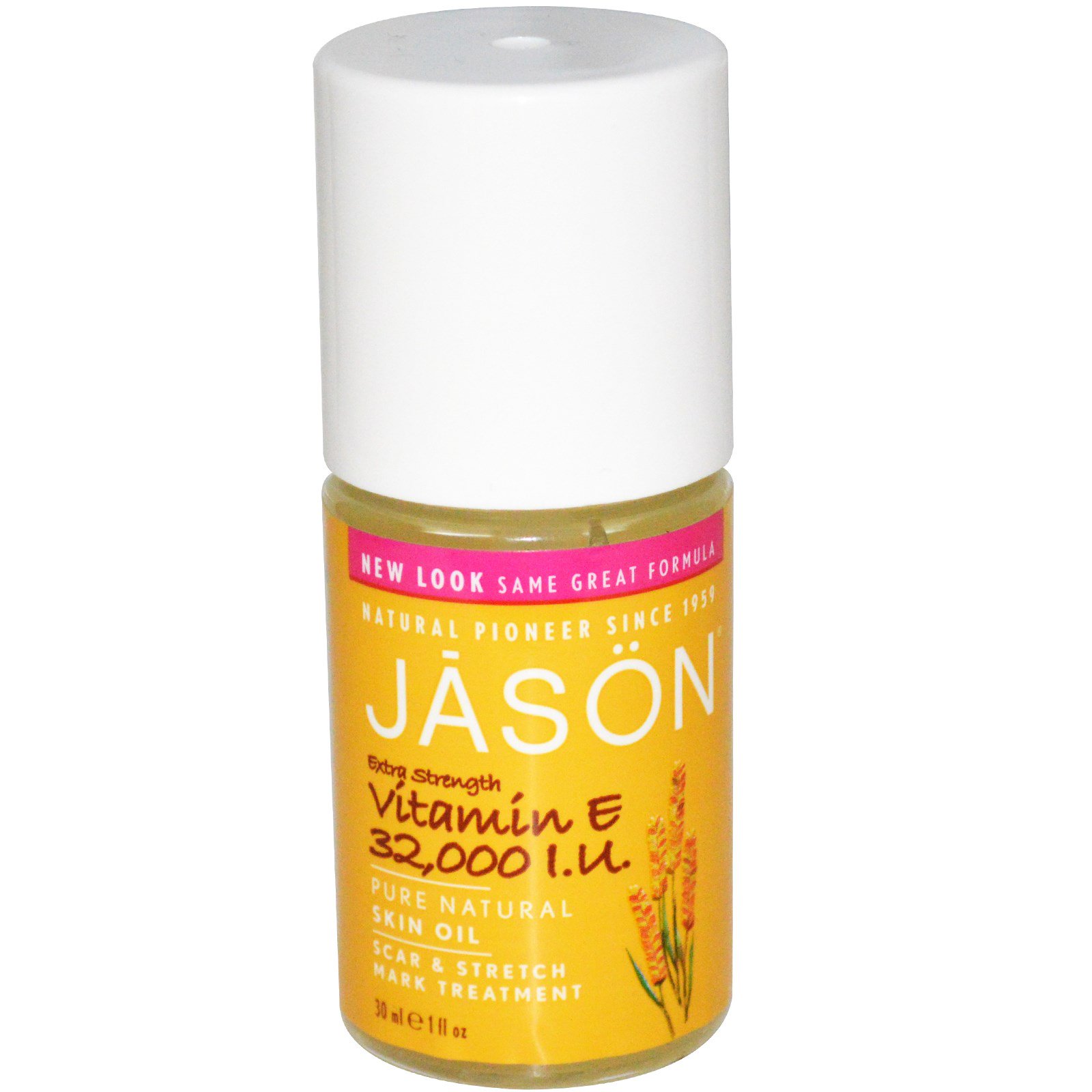 Comprar Jason Natural, Óleo para Pele de Vitamina E Extra Forte, 32.000 UI, 1 fl oz (30 ml)
