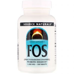 Comprar Source Naturals, FOS, 1,000 mg, 100 Tablets