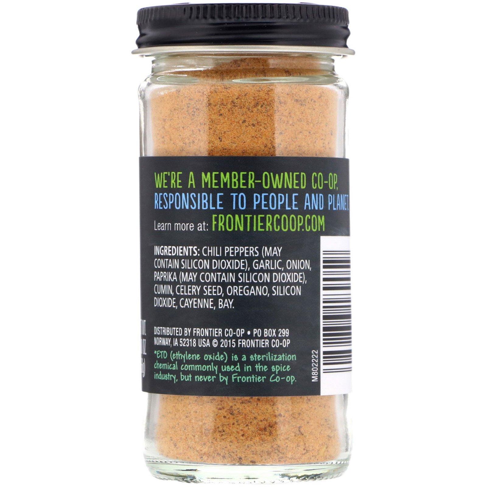 Comprar Frontier Natural Products, Mexican Seasoning, With Chilis, Garlic & Onion, 2.00 oz (56 g) - Imagem 2