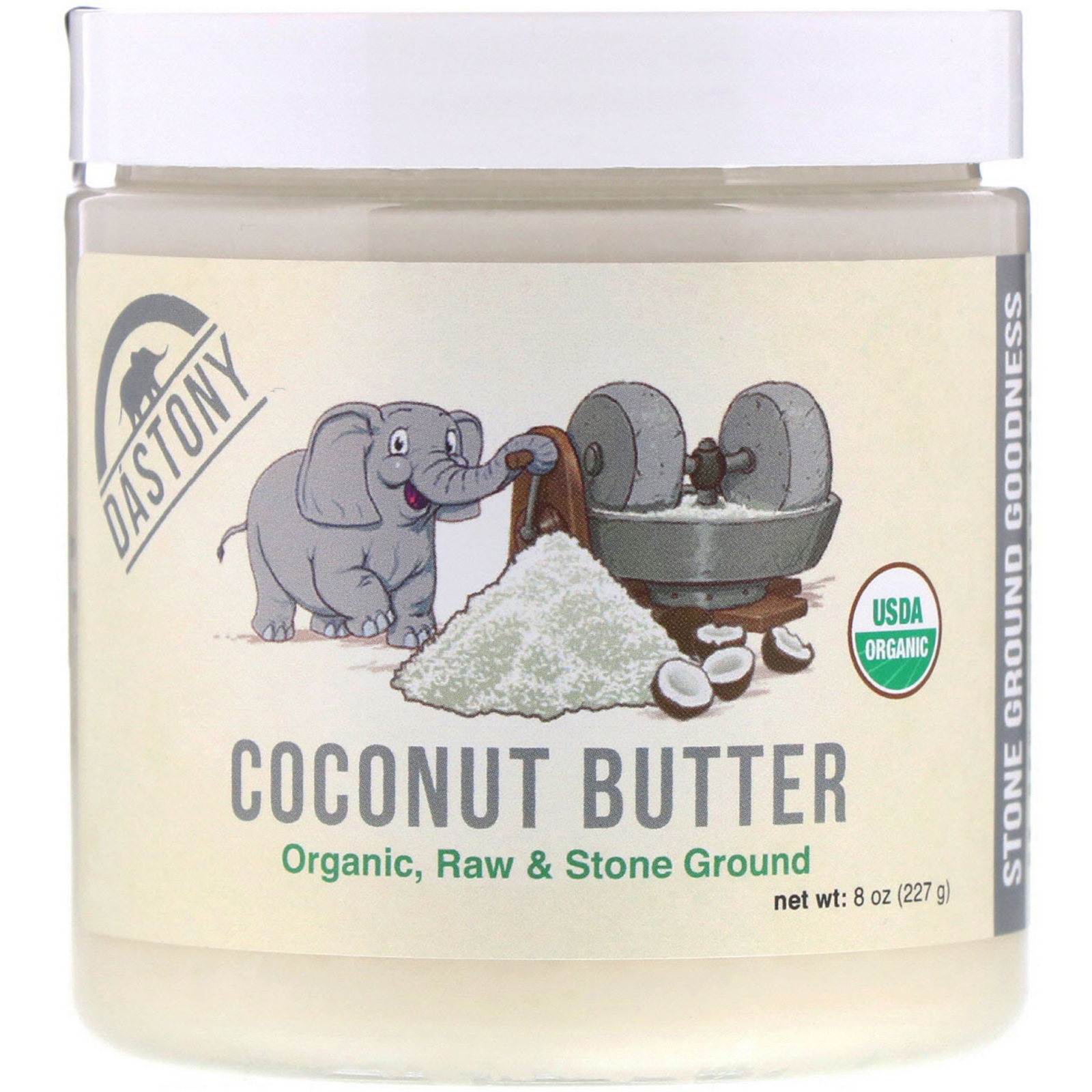 Comprar Dastony, Manteiga de Coco, 100% Orgânica, 8 oz (227 g)