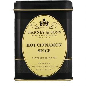 Comprar Harney & Sons, Chá Preto, Canela Quente Especiarias, 4 oz