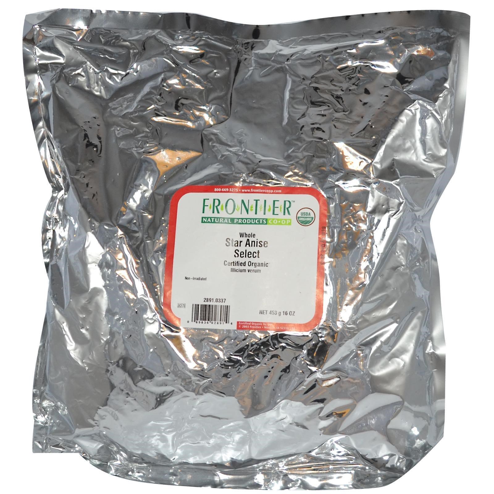 Comprar Frontier Natural Products, Seleção Estrelar de Ervas-Doces Orgânicas Inteiras, 16 oz (453 g) - Imagem 2