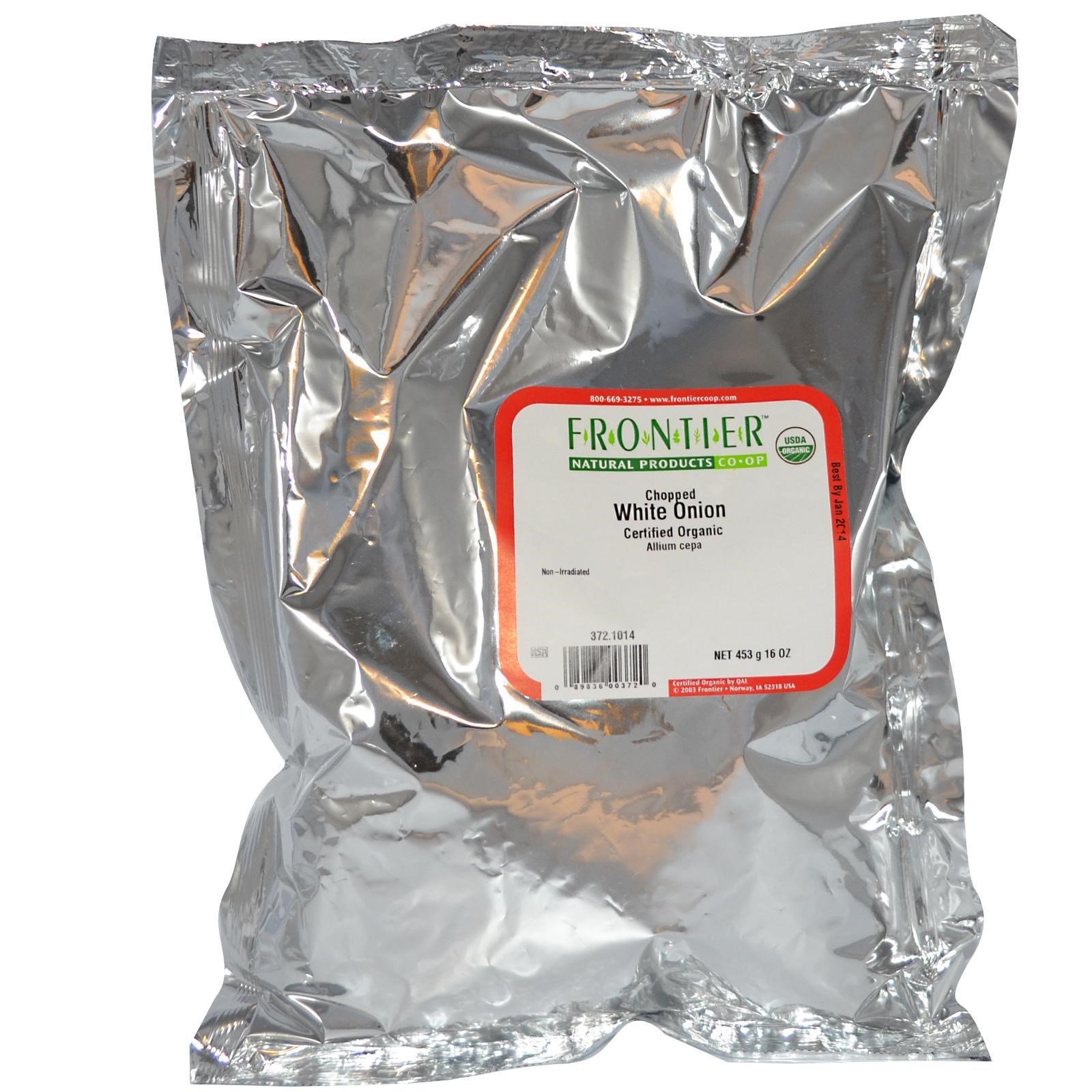 Comprar Frontier Natural Products, Cebola branca orgânica picada, 16 oz (453 g) - Imagem 2