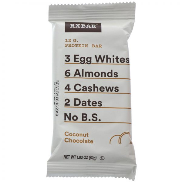 Comprar RXBAR, Protein Bar, Coconut Chocolate, 12 Bars, 1.83 oz (52 g) Each - Imagem 4
