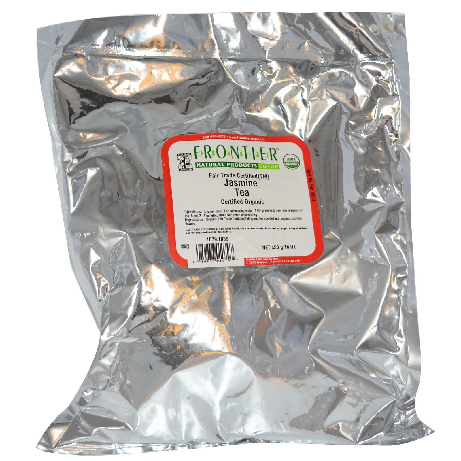 Comprar Frontier Natural Products, Chá orgânico de jasmim, 16 oz (453 g) - Imagem 2