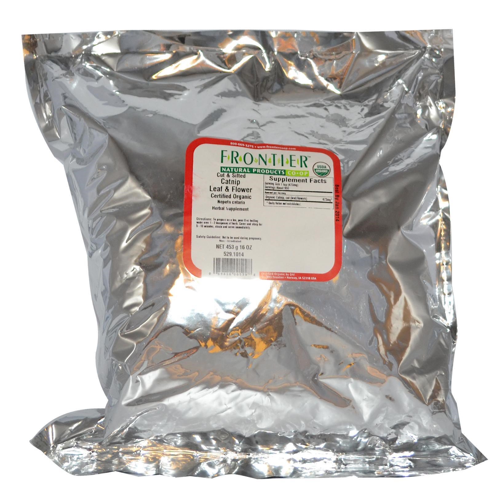 Comprar Frontier Natural Products, Flor & Folha Cortada & Peneirada de Erva-dos-Gatos, 16 oz (453 g) - Imagem 2