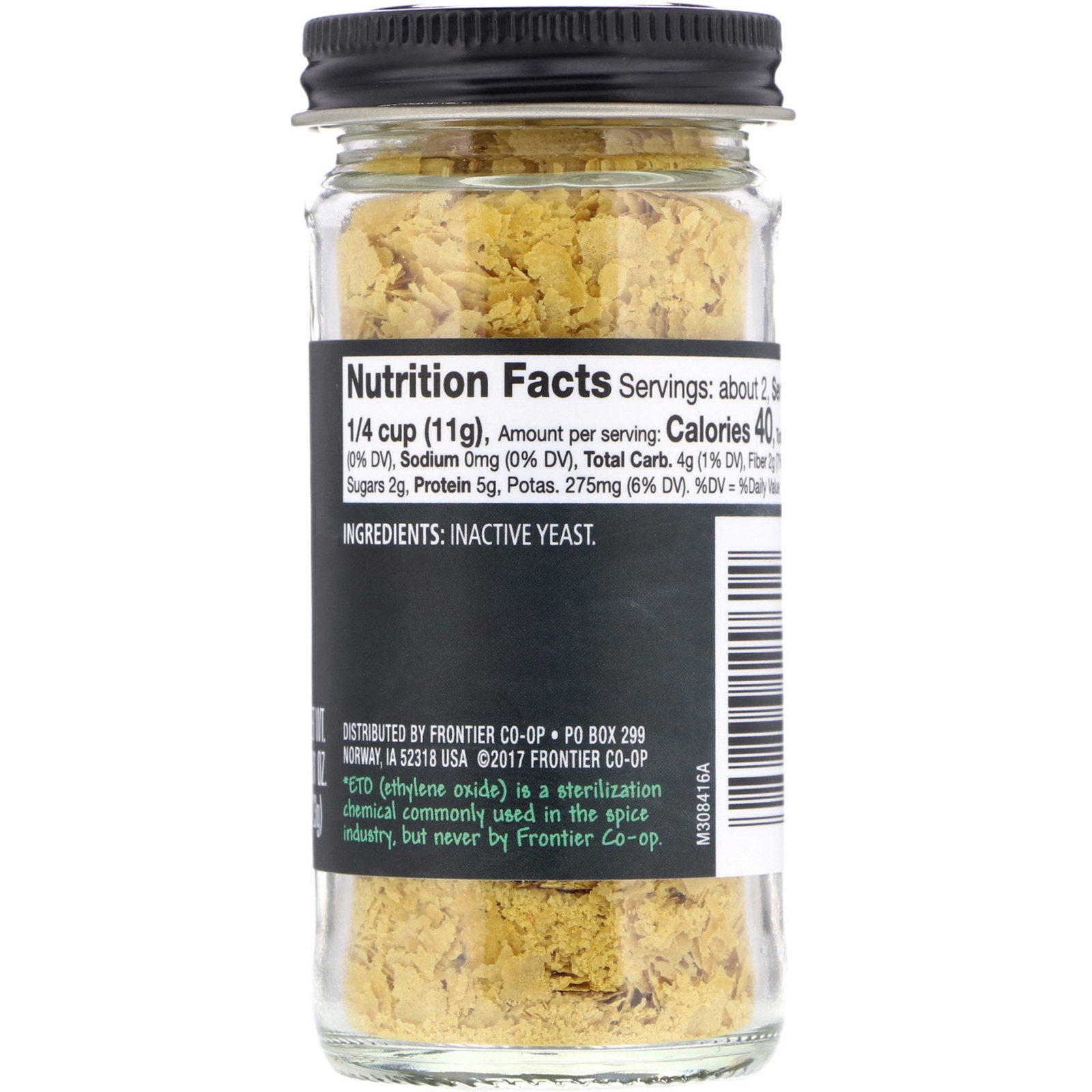 Comprar Frontier Natural Products, Flocos de Levedura Nutricional, 0,81 oz (23 g) - Imagem 2