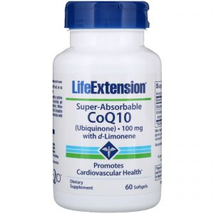 Comprar Life Extension, CoQ10 Superabsorvível, 100 mg, 60 Cápsulas Softgel