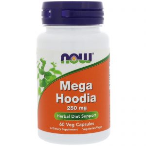 Comprar Now Foods, Mega Hoodia, 250 mg, 60 Cápsulas Vegetais