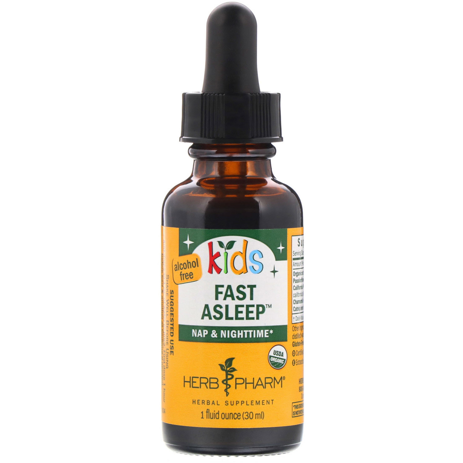 Comprar Herb Pharm, Dormir Profundamente para Crianças, Orgânico, Sem Álcool, 30 ml