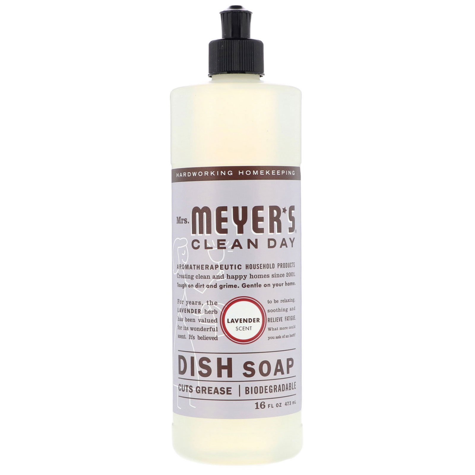 Comprar Mrs. Meyers Clean Day, Dish Soap, Lavender Scent, 16 fl oz (473 ml)
