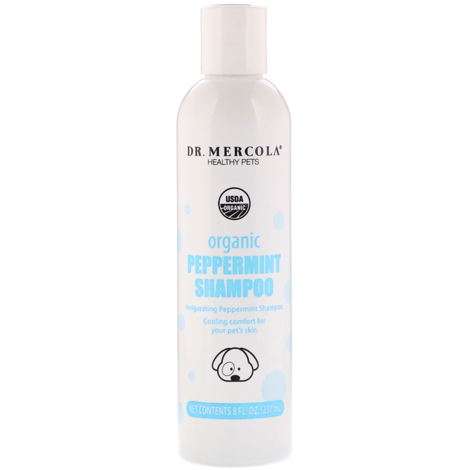 Comprar Dr. Mercola, Pets Saudáveis, Shampoo de Hortelã Orgânica, Para Cães, 237 ml