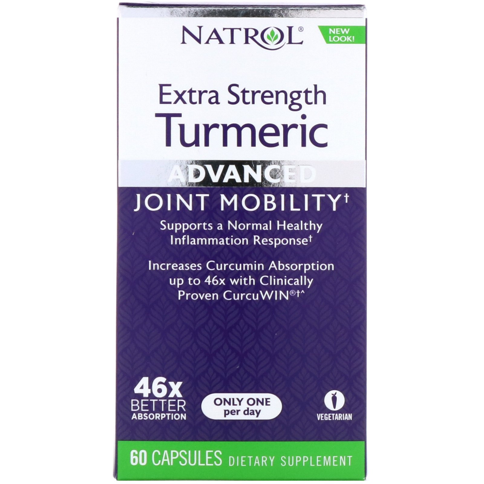 Comprar Natrol, Cúrcuma de Força Extra, Avançada, 60 Cápsulas