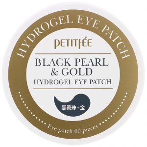 Comprar Petitfee, Black Pearl & Gold Emplasto para Olhos Hidrogel, 60 Emplastos