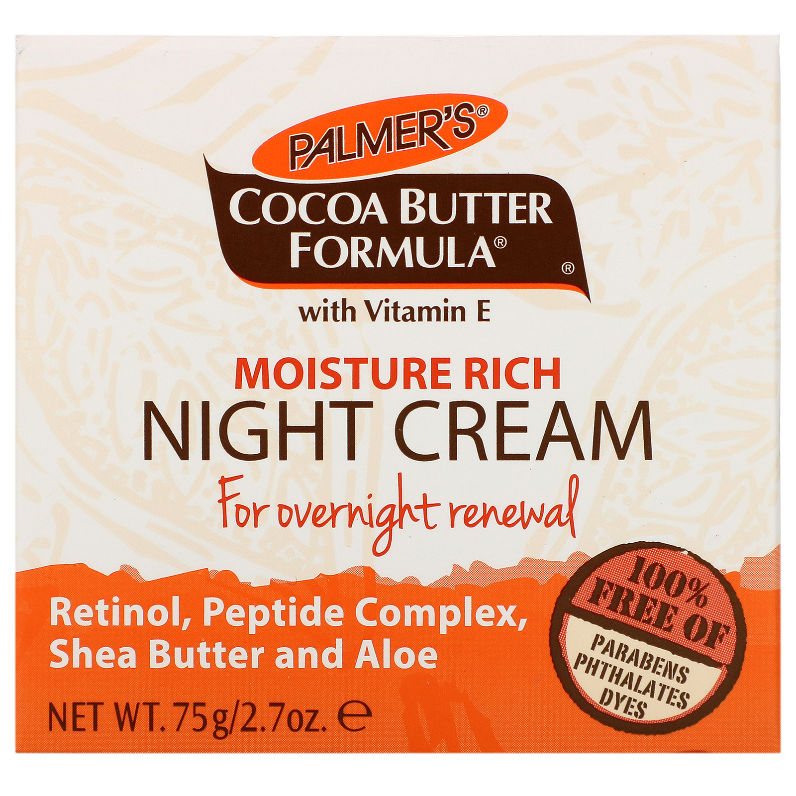 Comprar Palmer's, Cocoa Butter Formula, Moisture Rich Night Cream, 75 g (2,7 oz) - Imagem 3