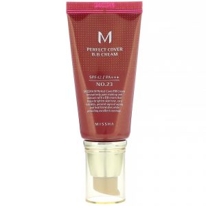 Comprar Missha, M Perfect Cover B.B Cream, SPF 42 PA+++, No. 23 Natural Beige, 1.7 oz (50 ml)