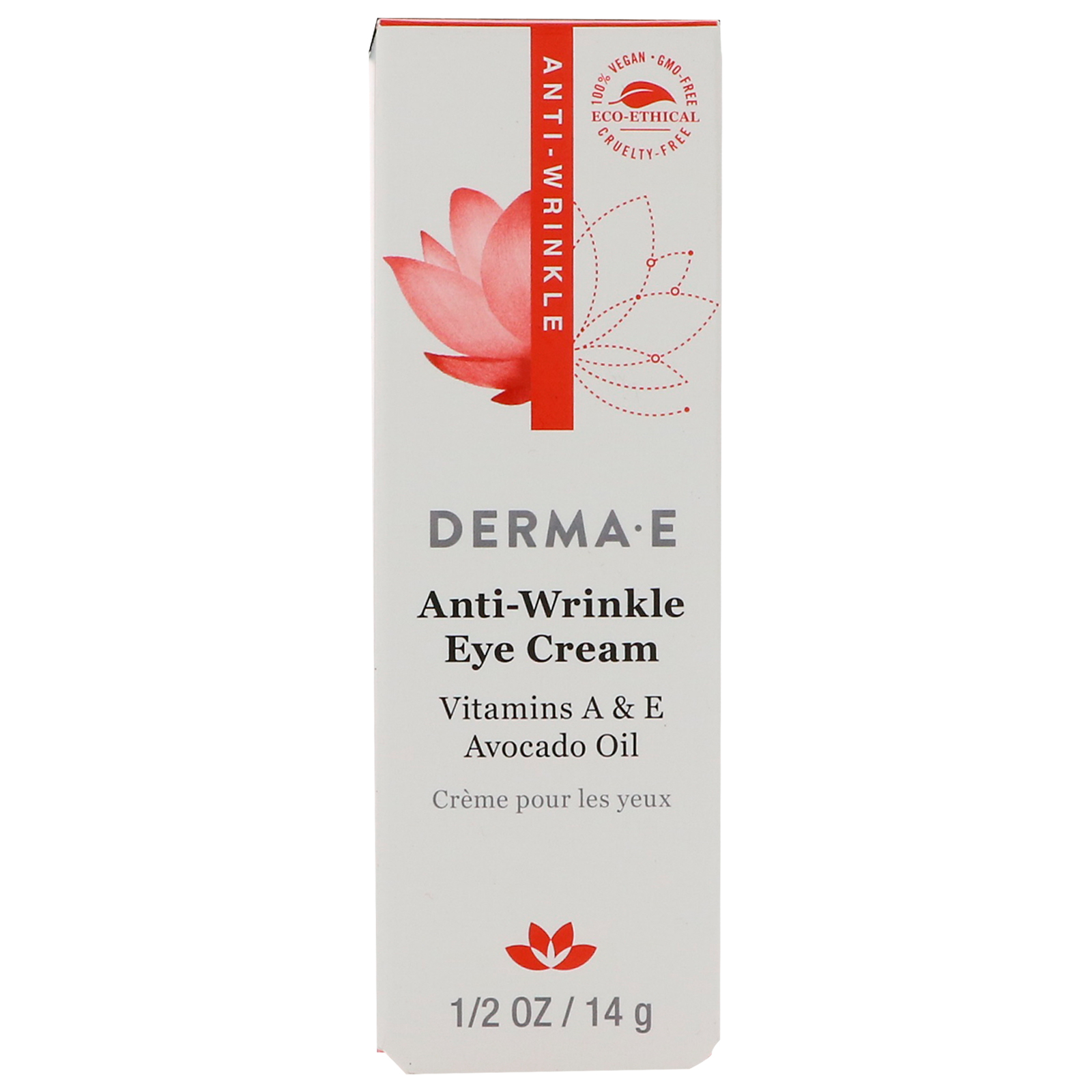 Comprar Derma E, Creme Antirrugas para Olhos, 1/2 oz (14 g)