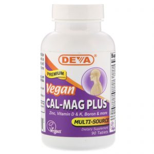 Comprar Deva, Vegan, Cal-Mag Plus, 90 Tablets