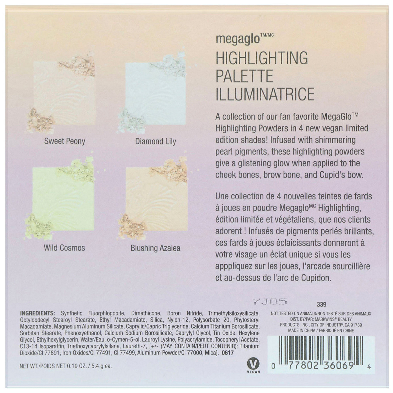 Comprar Wet n Wild, Paleta iluminadora MegaGlo, 0,19 oz (5,4 g) cada - Imagem 3