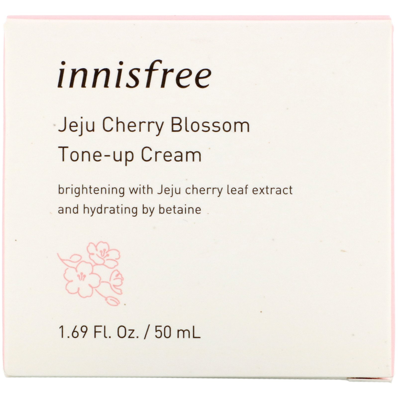 Comprar Innisfree, Jeju Cherry Blossom Tone-up Cream, 1.69 fl oz (50 ml) - Imagem 2