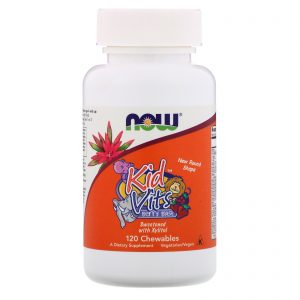 Comprar Now Foods, Kid Vits, Berry Blast, 120 mastigáveis