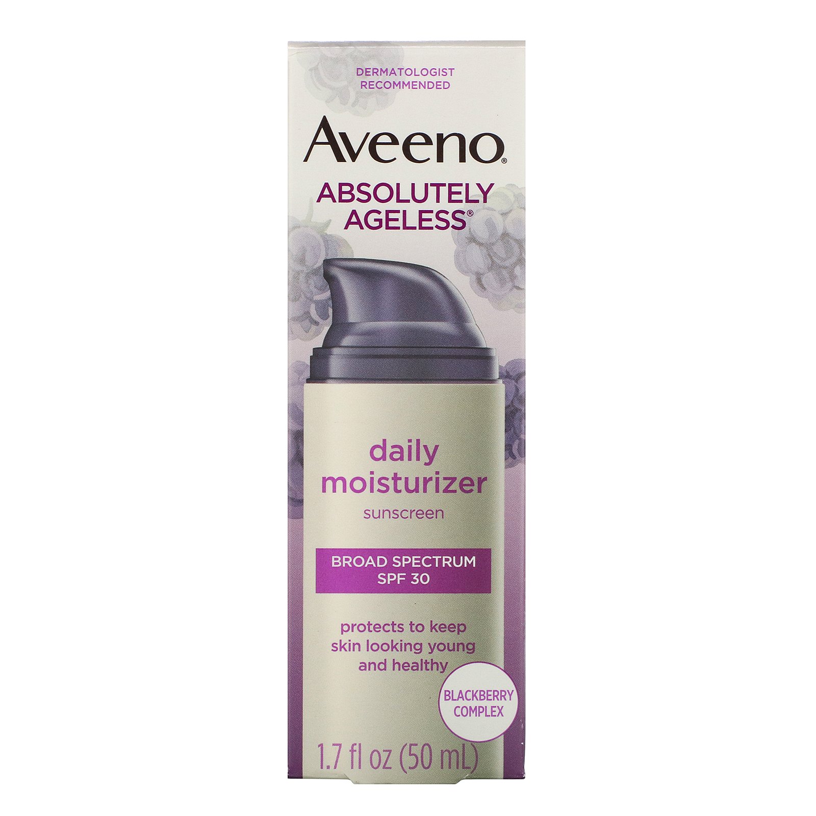 Comprar Aveeno, Absolutamente sem envelhecimento, umectante diário, FPS 30, 1,7 fl oz (50 ml) - Imagem 2