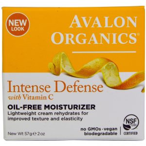 Comprar Avalon Organics, Proteção Intensa com Vitamina C, Hidratação Sem Óleo, 2 oz. (57 g)