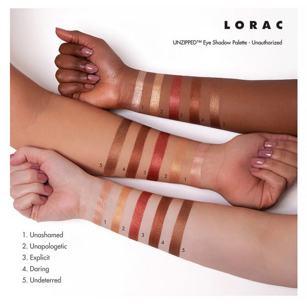Comprar Lorac, Paleta de sombra Unzipped Unauthorized com pincel com duas extremidades, 10,5 g - Imagem 5