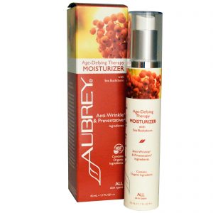Comprar Aubrey Organics, Age-Defying Therapy Moisturizer, All Skin Types, 1.7 fl oz (50 ml)