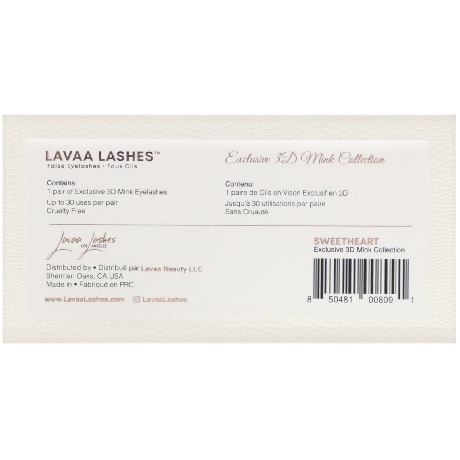 Comprar Lavaa Lashes, Queridinho, Cílios postiços 3D de vison, 1 par - Imagem 3
