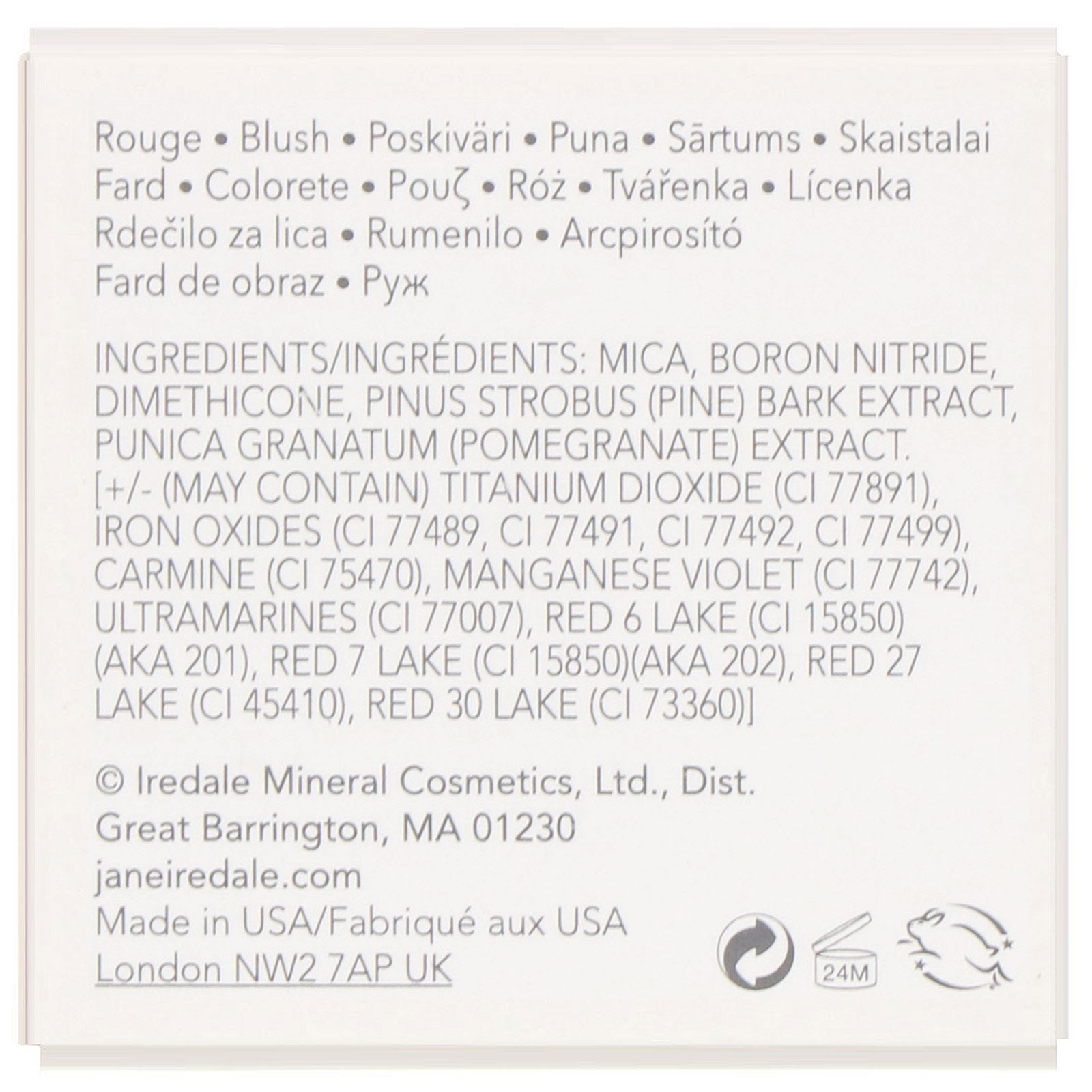 Comprar Jane Iredale, Blush PurePressed, Algodão Doce, 3,7 g (0,13 oz) - Imagem 3