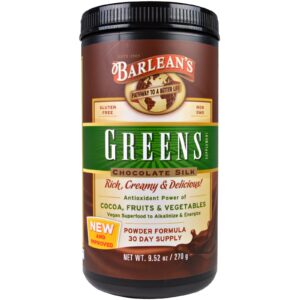 Comprar Barlean's, Greens Supplement, Powder Formula, Chocolate Silk, 9.52 oz (270 g)