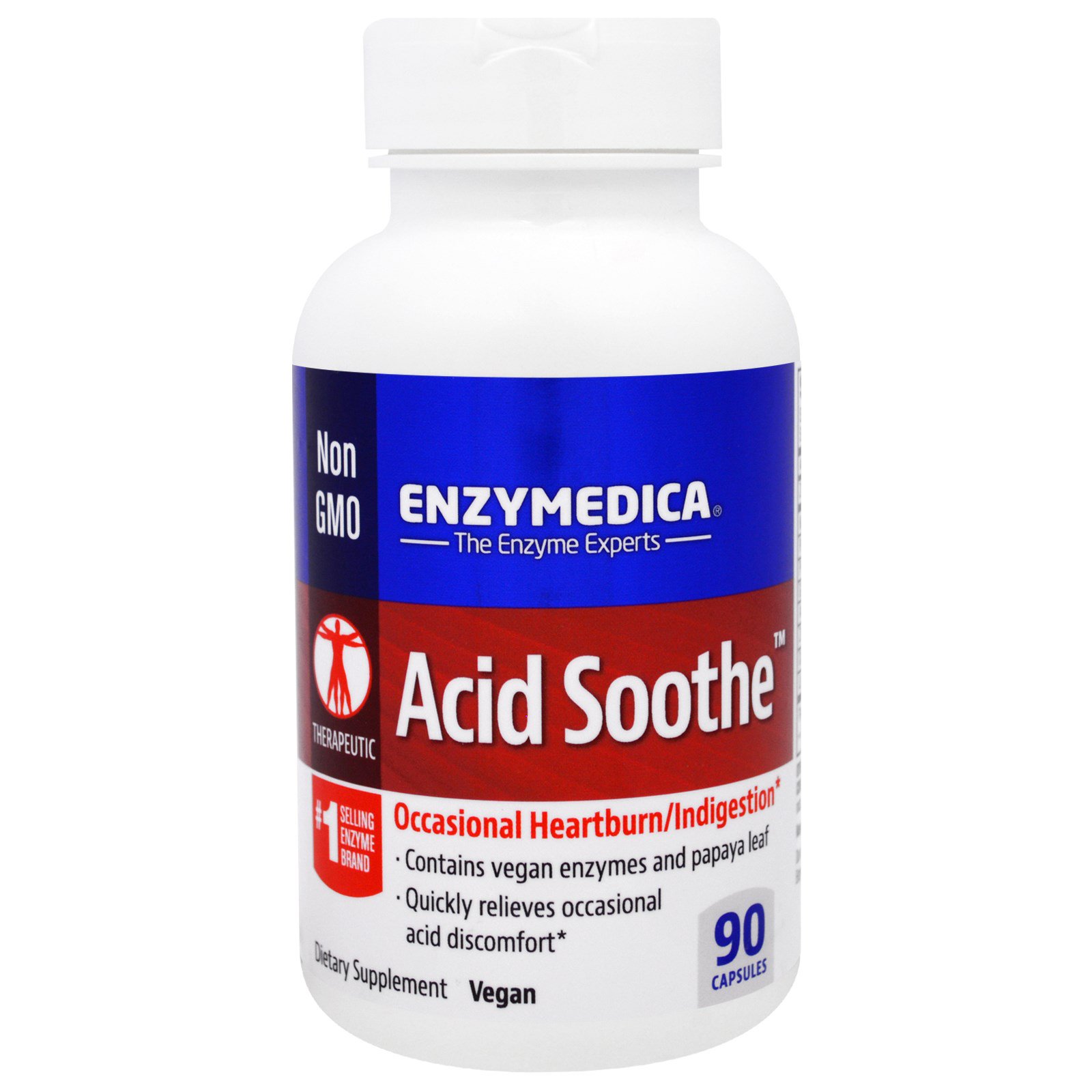 Comprar Enzymedica, Acid Soothe, 90 Cápsulas