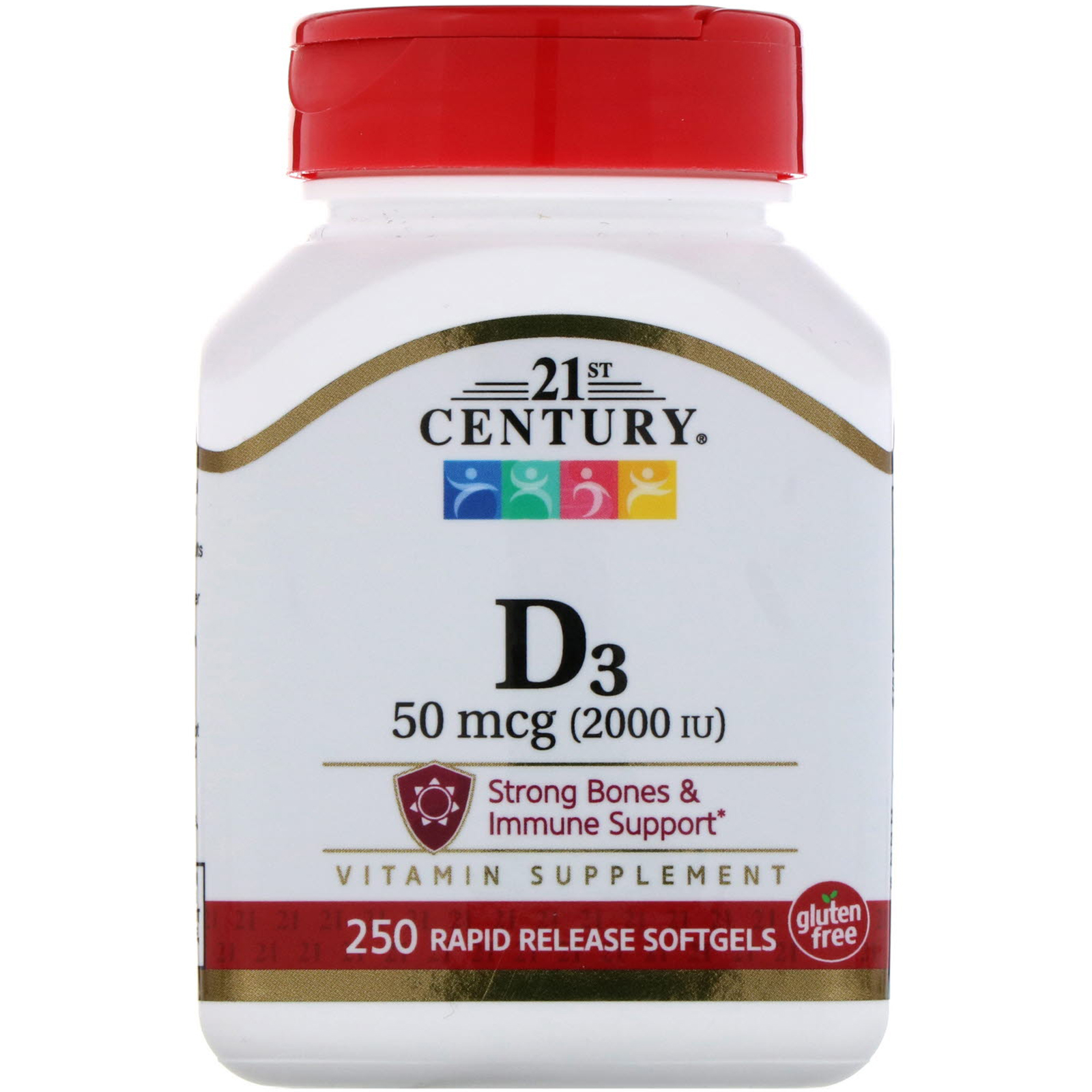 Comprar 21st Century, Vitamin D3, 50 mcg (2,000 IU), 250 Liquid Softgels