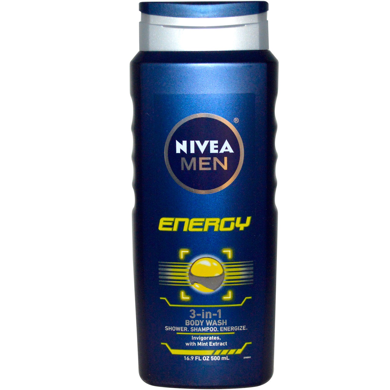 Comprar Nivea, 3 em 1 Sabonete Líquido Corporal, para Homens, Energia, 16.9 fl oz (500 ml)