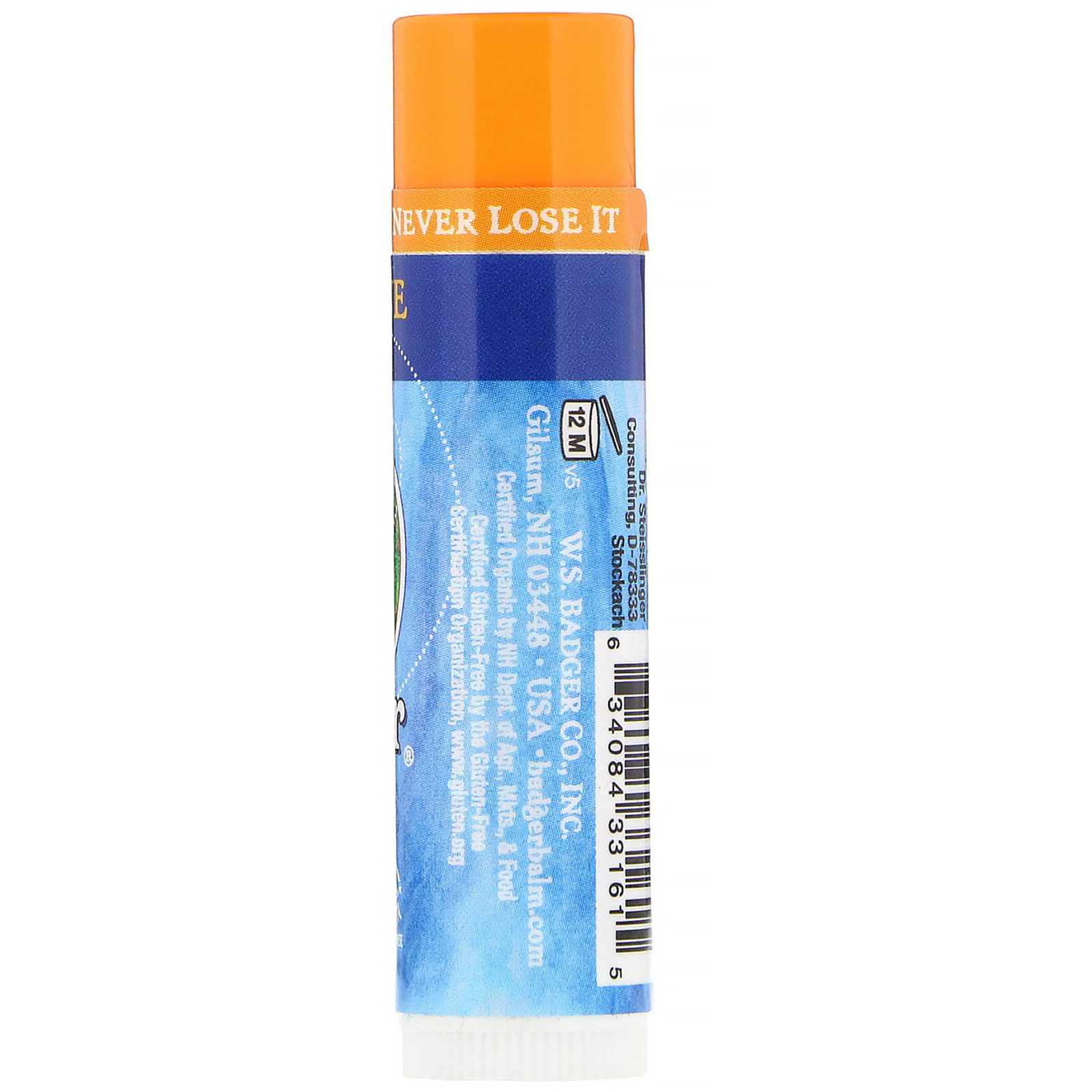 Comprar Badger Company, Lip Balm, Tangerine Breeze, .15 oz (4.2 g) - Imagem 2