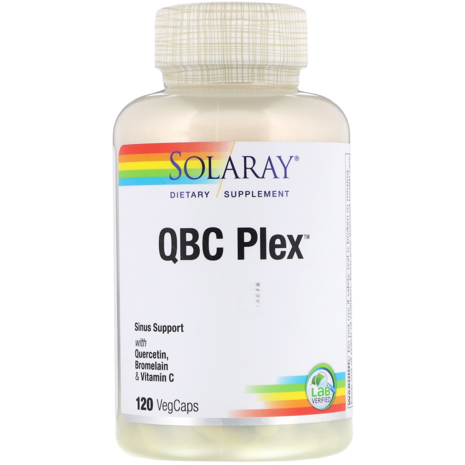 Comprar Solaray, QBC Plex, 120 VegCaps