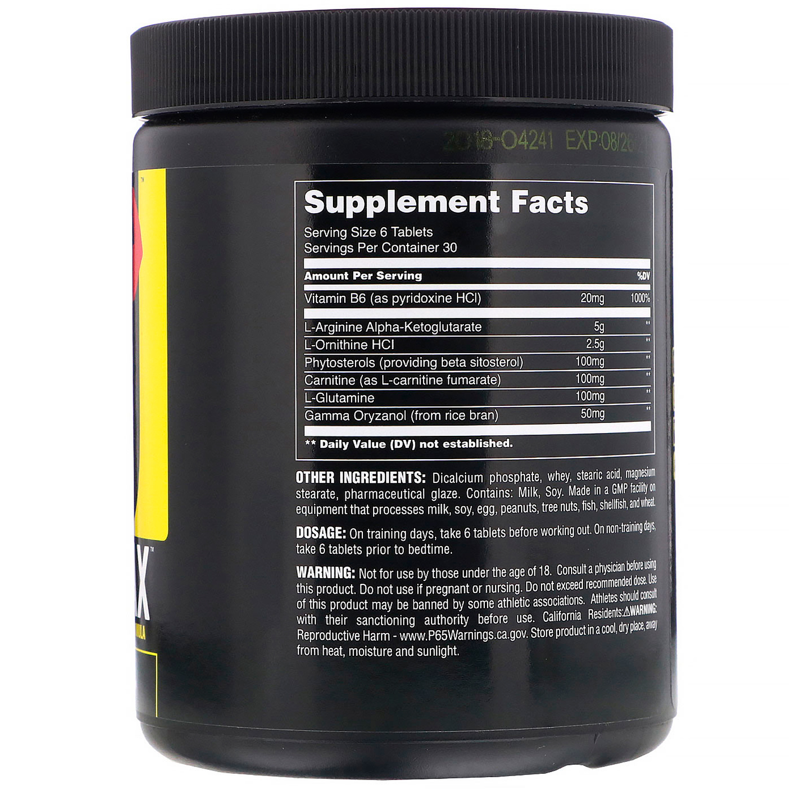 Comprar Universal Nutrition, GH Max, Fórmula de Suporte Superior ao GH, 180 Comprimidos - Imagem 2