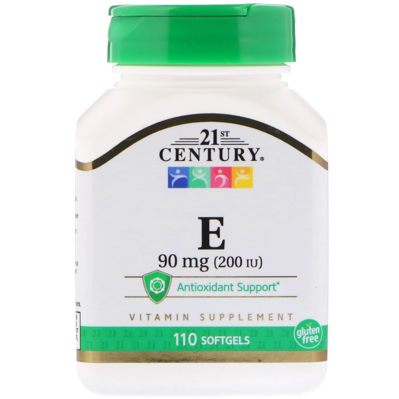 Comprar 21st Century, E, 90 mg (200 IU), 110 Softgels