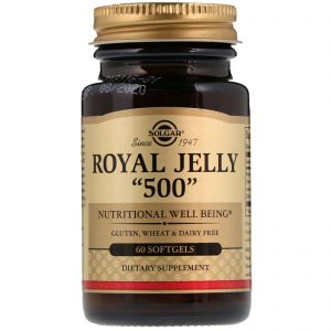 Comprar Solgar, Geleia Real "500", 60 Cápsulas Softgel