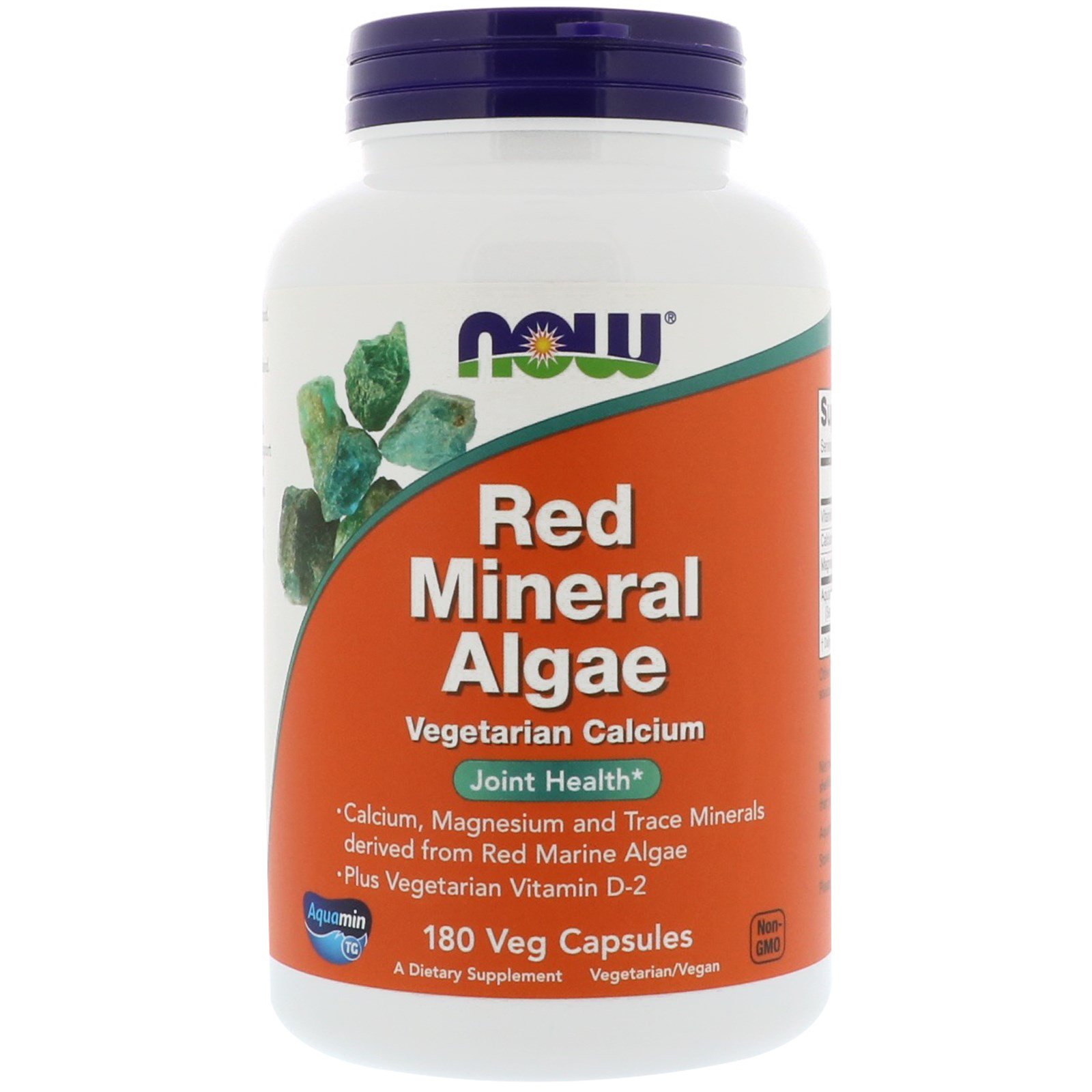 Comprar Now Foods, Alga Mineral Vermelha, 180 Cápsulas Vegetais