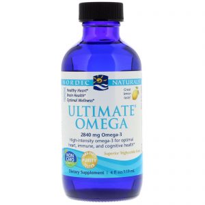 Comprar Nordic Naturals, Ultimate Omega, Limão, 2.840 mg, 119 ml (4 fl oz)