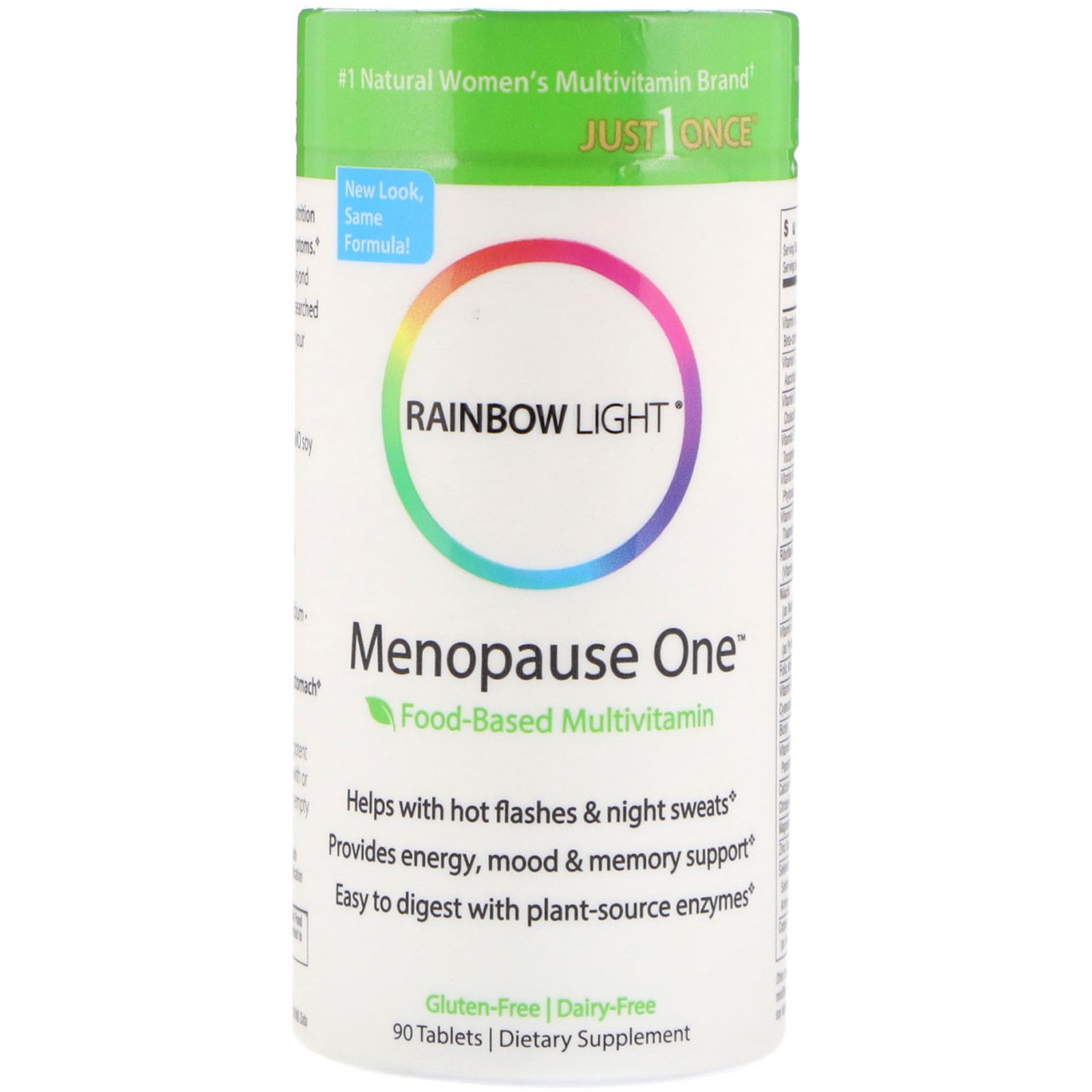 Comprar Rainbow Light, Menopausa One, Multivitamínico à Base de Alimentos, 90 Comprimidos