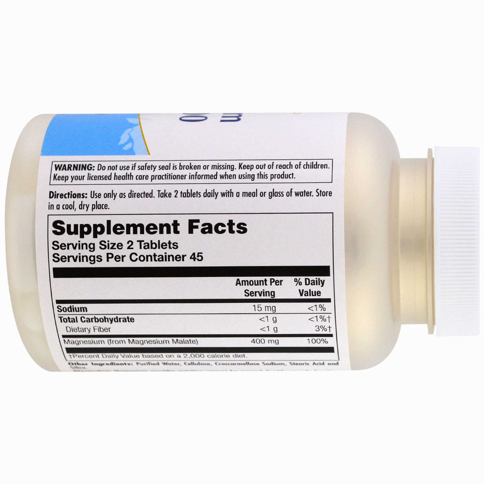 Comprar KAL, Magnesium Malate, 90 Tablets - Imagem 2