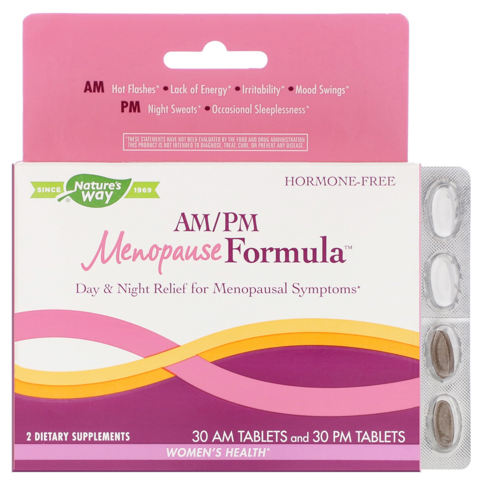 Comprar Nature's Way, AM/PM Menopause Formula, Women's Health, 60 Tablets
