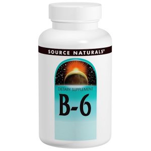 Comprar Source Naturals, B-6, 100 mg, 100 Tablets