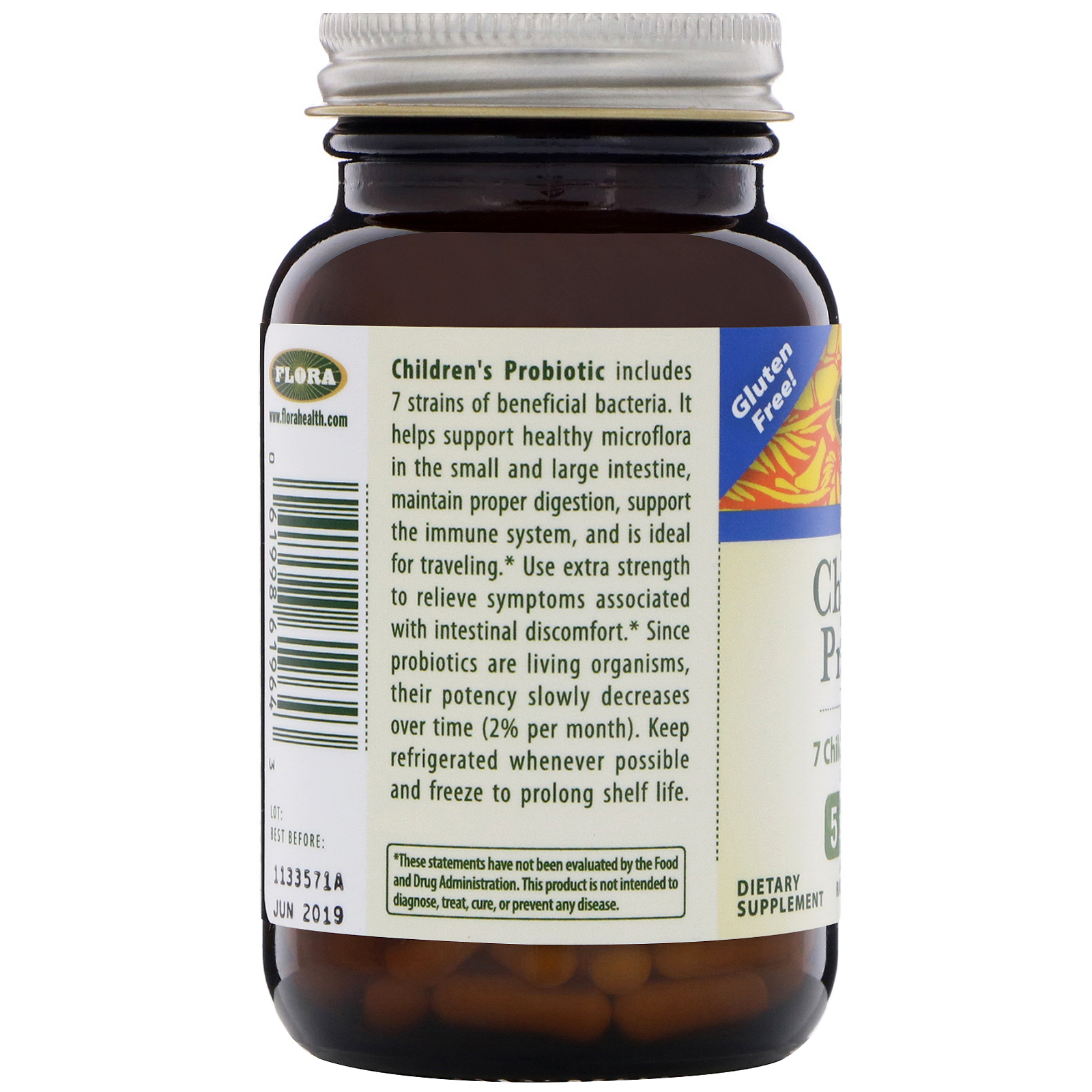 Comprar Flora, Probiótico Infantil, 60 Cápsulas - Imagem 3
