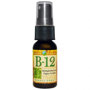Comprar Pure Vegan, B-12, Spray, 500 mcg, 29,5 ml