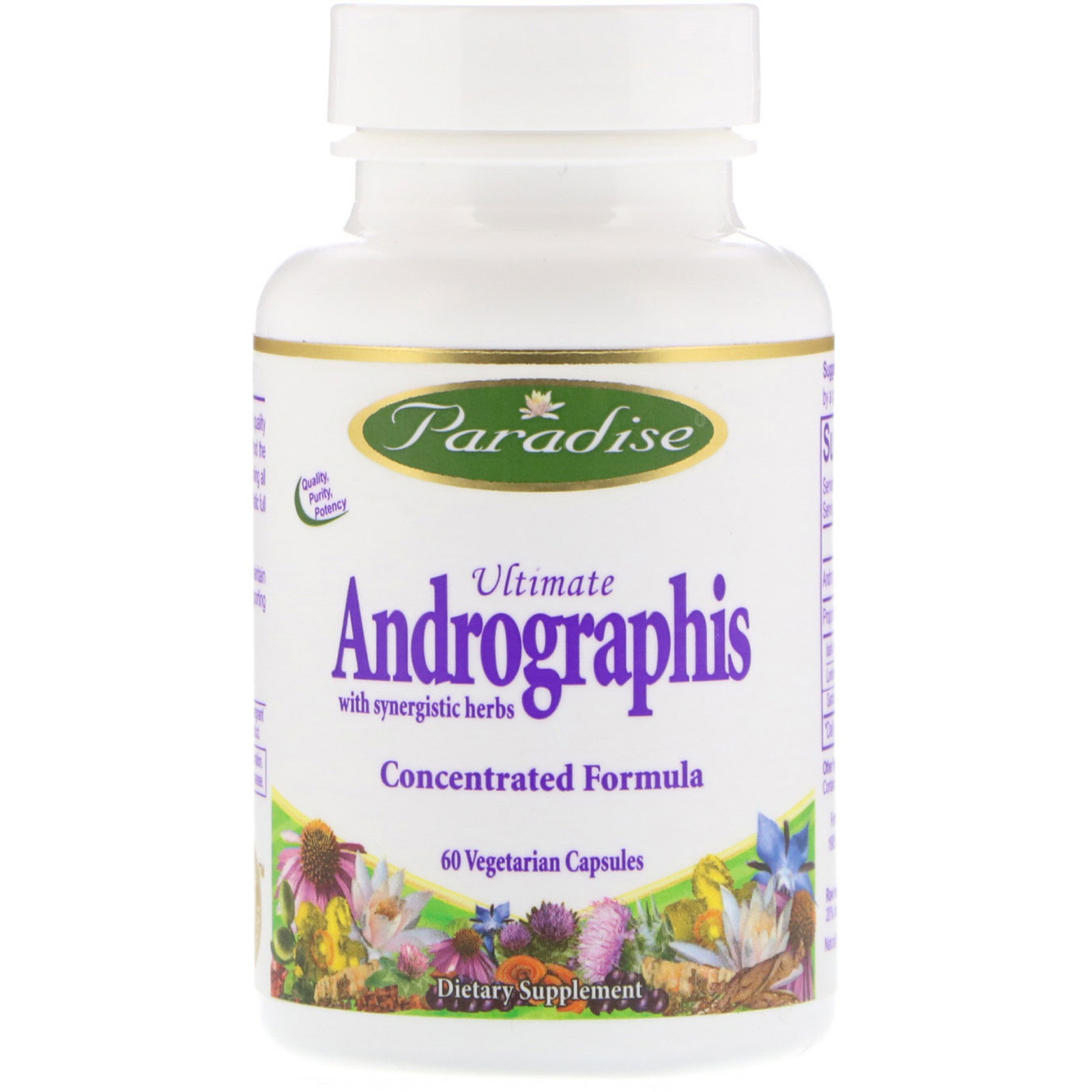 Comprar Paradise Herbs, Ultimate Andrographis, 60 Vegetarian Capsules
